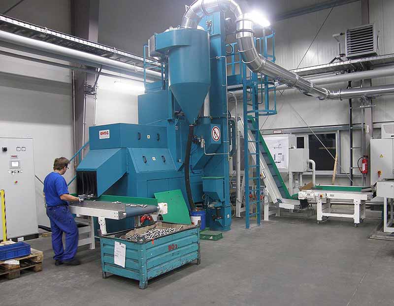 铝镁产品喷砂抛丸